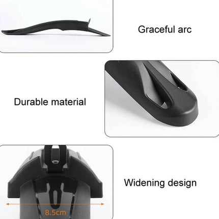 Bike Fender Set For MTB Front And Rear Quick Release Mudguards black PP plastic durable quick-release front and rear mudguards for 26–29 inch wheels