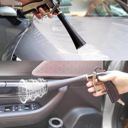Car Interior Cleaning Gun for Dust and Air Conditioning Removal - aluminum alloy rotating tube reaching vents and dashboard crevices