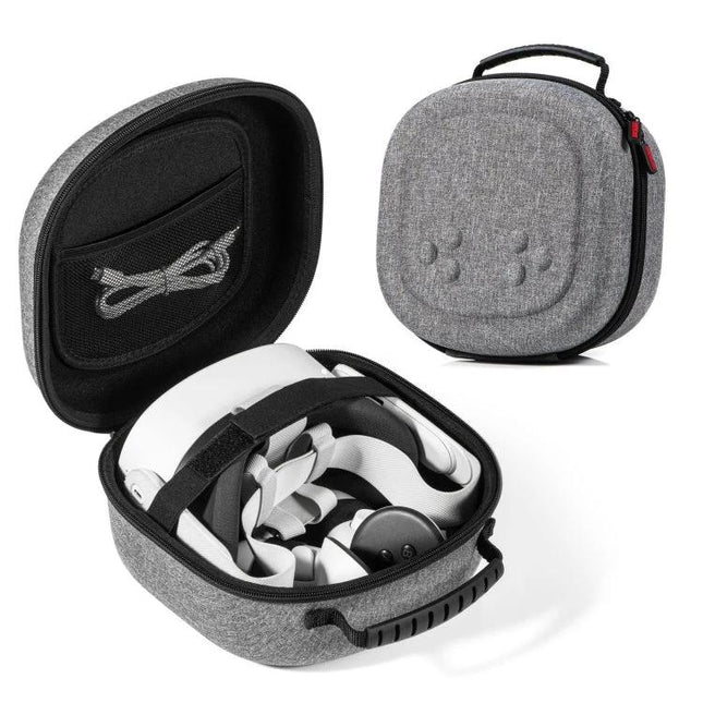 STARTRC GAMES Oxford Cloth Storage Bag for Meta Quest 3S - gray protective travel case for Meta Quest 3S headset and accessories