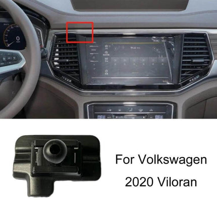 Car Air Outlet Phone Holder Base For Volkswagen Dashboard Mount installed on 2020 Viloran dashboard air outlet, compact snap-on phone mount