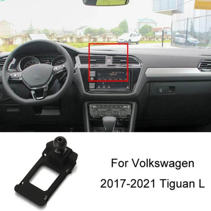 Car Air Outlet Phone Holder Base For Volkswagen Dashboard Mount showing dashboard placement in a 2017-2021 Tiguan L
