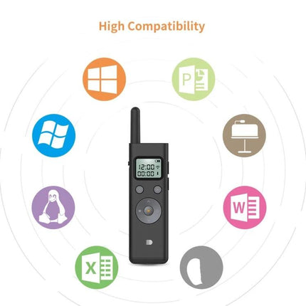 Doosl Long Distance Laser Page Turner for Presentations remote RF presenter with LCD timer 300m range compatible with Windows, Mac, PowerPoint, Word, Excel