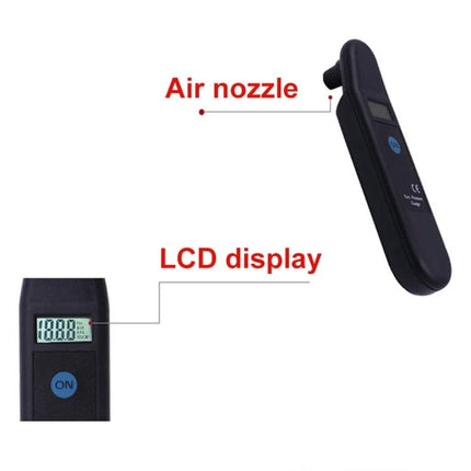Tire Pressure Gauge for Everyday Vehicle Maintenance and Safety – handheld digital gauge with air nozzle and LCD display for quick weekly checks