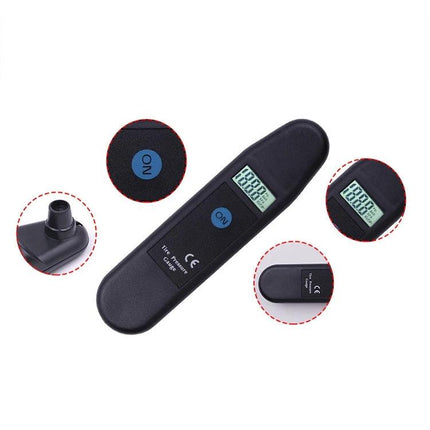 Tire Pressure Gauge for Everyday Vehicle Maintenance and Safety - compact digital gauge with LCD display and single-button operation for quick weekly checks