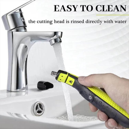 Nose Hair Trimmer Replacement Head For One Blade Safe And Easy rinsed under faucet for easy cleaning and snap-on installation