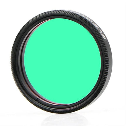 SVBONY UV/IR Cut 1.25 Inch Astrophotography Filter shown front view with green-coated optic for reducing UV and IR light