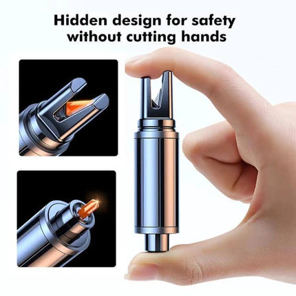 Portable Car Safety Hammer for Emergency Window Breaking and Seat Belt Cutting - compact tungsten rescue tool with hidden seatbelt cutter and glass breaker