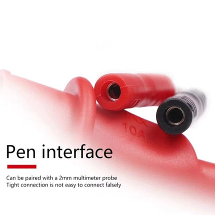 Practical Probe Set for Everyday Automotive Diagnostics - red and black multimeter probe tips for automotive circuit testing
