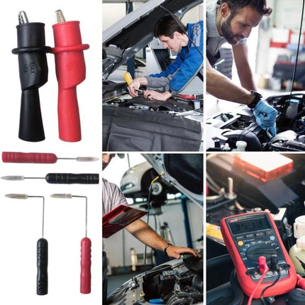Practical Probe Set for Everyday Automotive Diagnostics small probe set with multimeter and mechanics testing car circuits