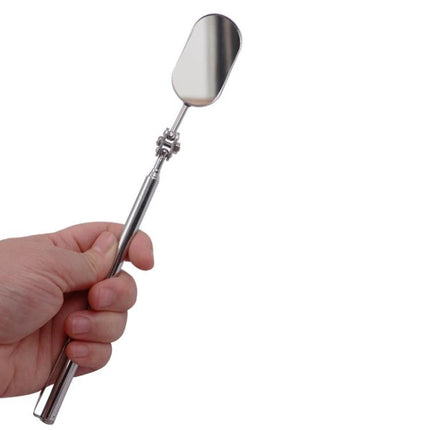 Essential Tool for Daily Car Inspections and Maintenance - stainless steel telescopic inspection mirror for checking under vehicle and spotting leaks