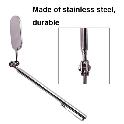 Essential Tool for Daily Car Inspections and Maintenance telescopic stainless steel inspection mirror for checking under vehicle and hard-to-reach areas