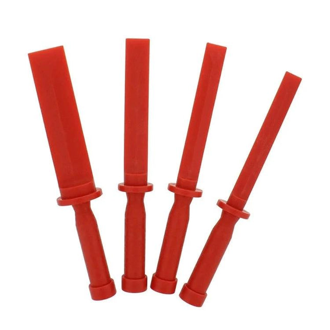 A Practical Set of Scrapers for Everyday Car Maintenance - red plastic interior trim scrapers for removing panels and speakers without scratching
