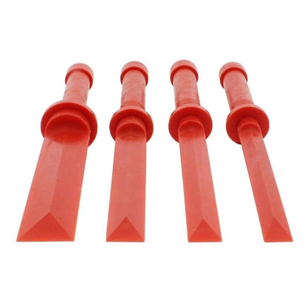 A Practical Set of Scrapers for Everyday Car Maintenance - red plastic interior trim removal tools for speakers, navigation and door panels