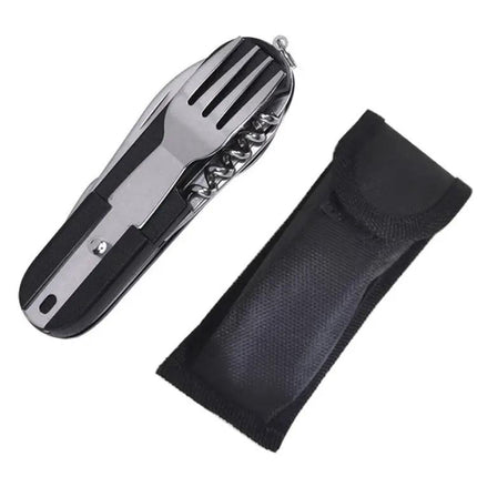 7-In-1 Outdoor Camping Folding Tableware Set For Travel