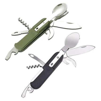 7-In-1 Outdoor Camping Folding Tableware Set For Travel