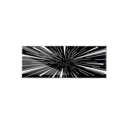 Sports Style Metal Tail Label Sticker for 2024 Tesla Model 3 and Y - black time tunnel plaid metal rear decal with subtle 3D effect