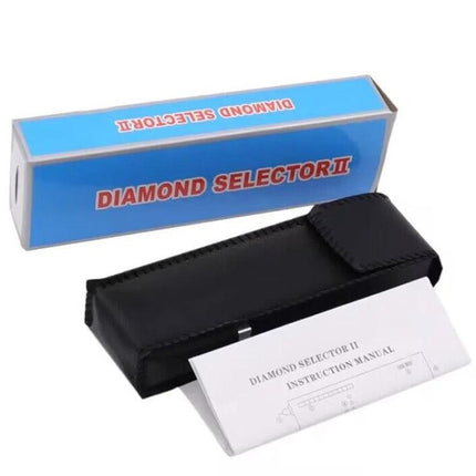 Diamond Test Pen for Verifying Gemstone Authenticity - compact Diamond Selector II kit with leather case and instruction manual