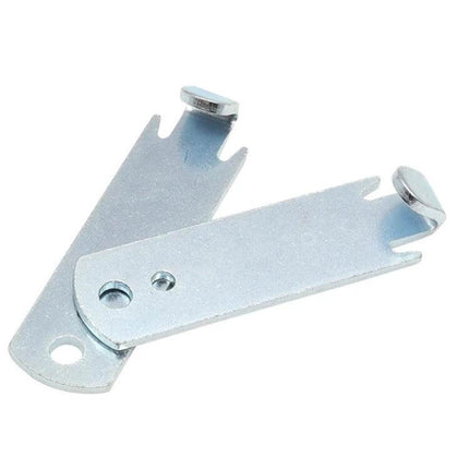 Wire Twister T-Post Clamp Fence Winder, 2 Pack For Easy Fencing - galvanized steel wire twister pair for T-post fencing installation
