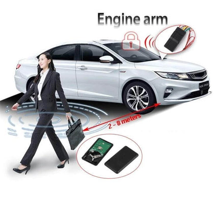 Nengkee Car Smart Lock for Vehicle Anti-Theft Protection automatic card detection prevents start within 2–8m range, anti-robbery feature