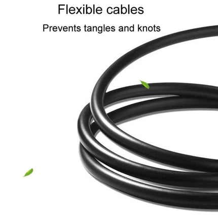 Stereo Four Section To RCA Female Car Video Cable Universal flexible black cable preventing tangles for automotive AV connections