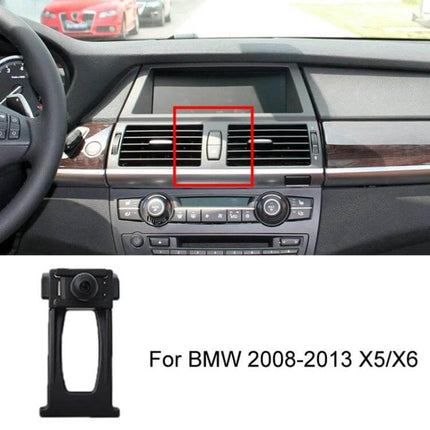 BMW Car Air Outlet Phone Holder Snap On Dashboard Mount installed on BMW X5/X6 2008-2013 air vent for hands-free navigation