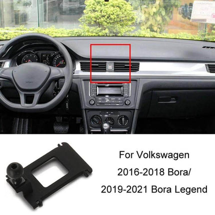 VW Air Outlet Phone Holder Base For Dashboard In Car - compact snap-on mount for Volkswagen Bora/Bora Legend 2016-2021, durable plastic