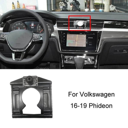 VW Air Outlet Phone Holder Base For Dashboard In Car compact snap-on dashboard mount for VW vents, secure plastic mini footprint for navigation