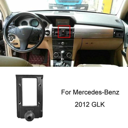 Mercedes-Benz Car Air Vent Phone Holder For Dashboard Use - compact snap-on mount for Mercedes GLK air vent, keeps phone visible without blocking airflow
