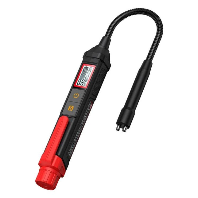 Use HABOTEST Pen for Checking Moisture in Motorcycle Brake Fluids - flexible digital moisture tester with display for routine brake fluid safety checks