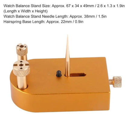 Square Metal Watch Hairspring Balance Wheel Bracket | Syndmart