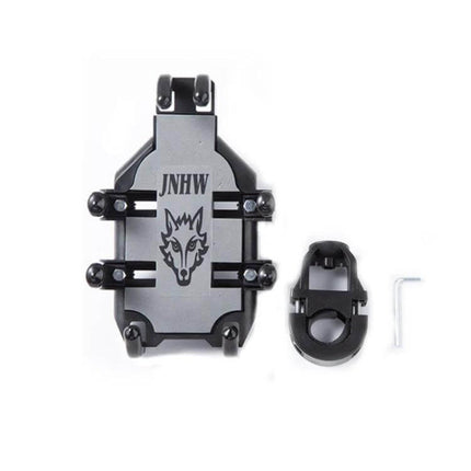 Phone Mount Eight Claw for Motorcycle Handlebar Easy One Hand Access black ABS adjustable 4.7–7.2in holder with eight-claw grip and handlebar clamp