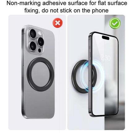 Magnetic Wall Mount Zinc Alloy Car Phone Holder Mobile Phone Magnetic Ring, Zinc Alloy Magnetic
