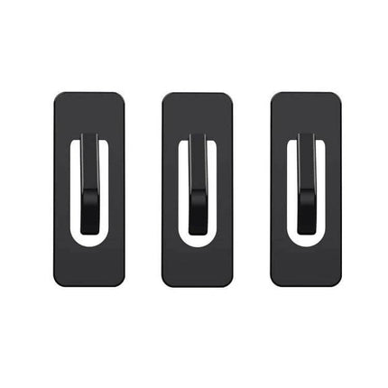 Car Cup Holder Fixed Limiter 3 Piece Set Non Rattle - black molded plastic pieces with rubber inserts to stop cup movement