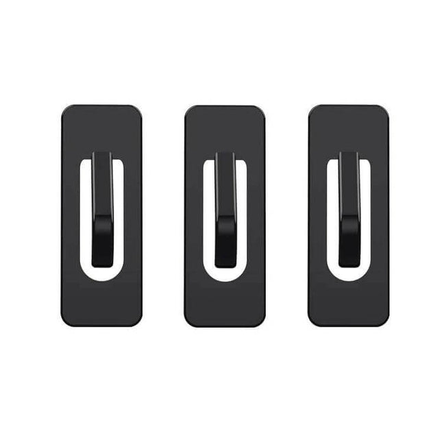 Car Cup Holder Fixed Limiter 3 Piece Set Non Rattle - black molded plastic pieces with rubber inserts to stop cup movement