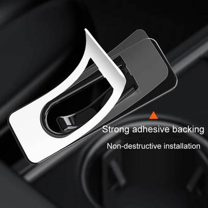 Car Cup Holder Fixed Limiter 3 Piece Set Non Rattle - adhesive-backed molded plastic and rubber insert to stop cup rattling