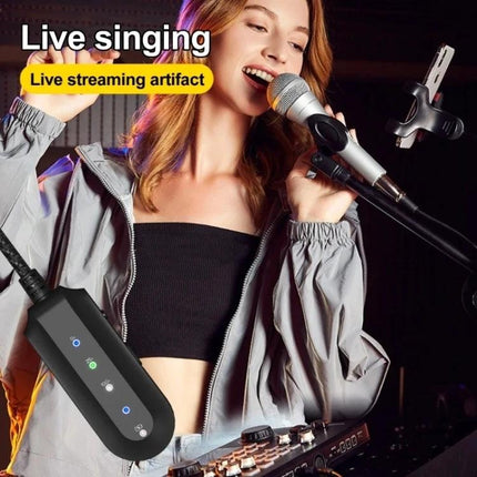 Vocal Processor for Everyday Singing Practice and Home Karaoke connected to smartphone for family karaoke and daily vocal warm-ups