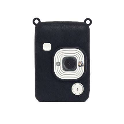 Soft Silicone Protective Case for FUJIFILM Instax Mini Liplay black silicone cover with lens and button cutouts