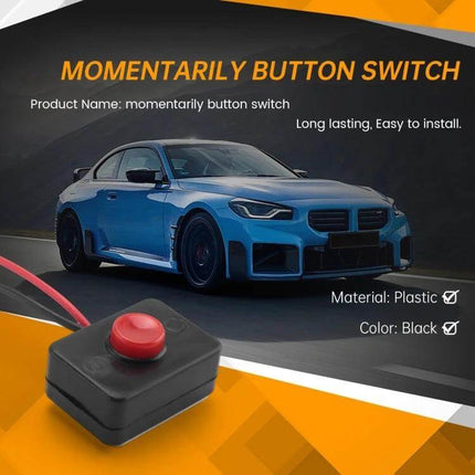 Car Horn Switch Button For Vehicle Use Small On Off Button Four Pack - compact red momentarily button switch in ABS housing for dashboards
