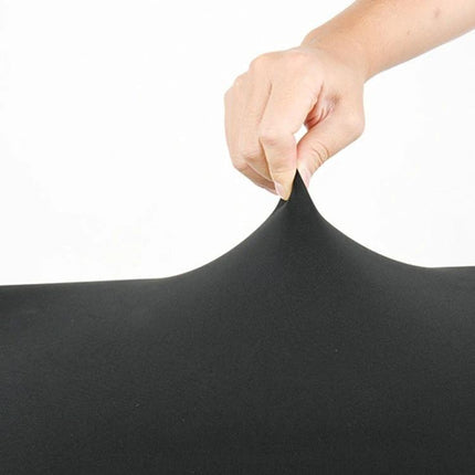 JBL PartyBox Storage Sleeve Dust Cover For Home Speaker shown stretchable black Lycra sleeve being pulled for snug fit