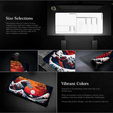 Non-Slip Gaming Mouse Pad for Smooth Desk Use and Protection