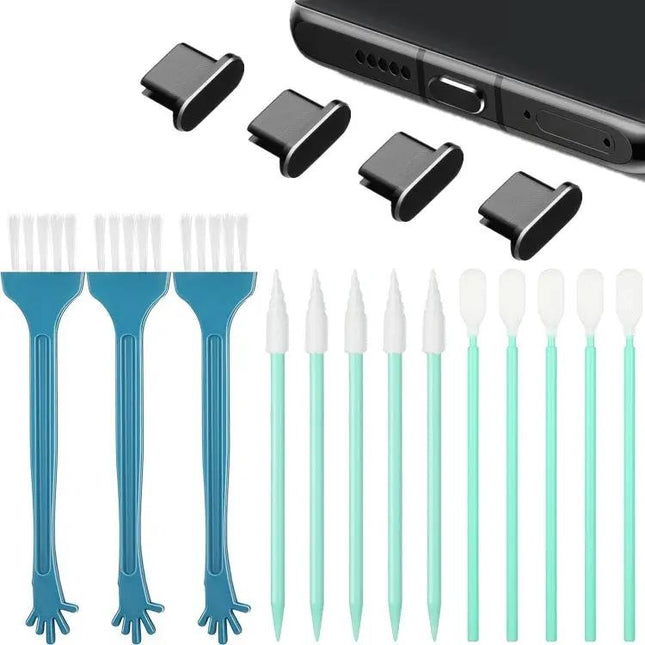 Aluminum Type-C Dust Plug Phone Port Protector Cap | Syndmart
