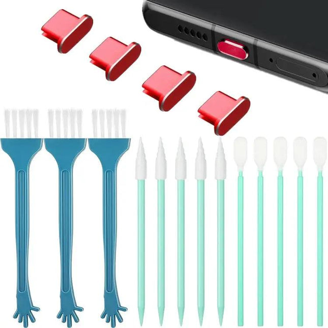 Aluminum Type-C Dust Plug Phone Port Protector Cap | Syndmart