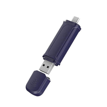Carlinkit Dual-Channel Wireless CarPlay Adapter for In-Car Use compact USB dongle with cap for wireless CarPlay and Android Auto