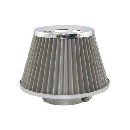 Car Air Filter High Flow Mushroom-Head Intake Cartridge Small - washable universal stainless steel core with rubber seal