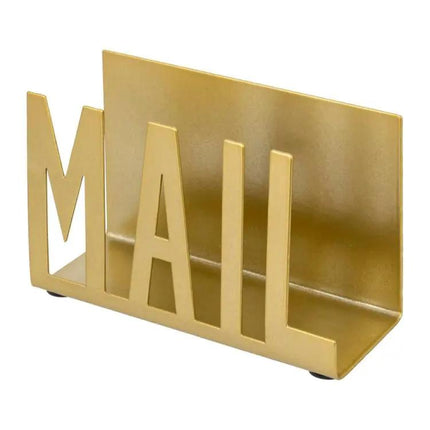 Home Office Metal Mail Envelope Sorting Desktop Organizer Matte Black