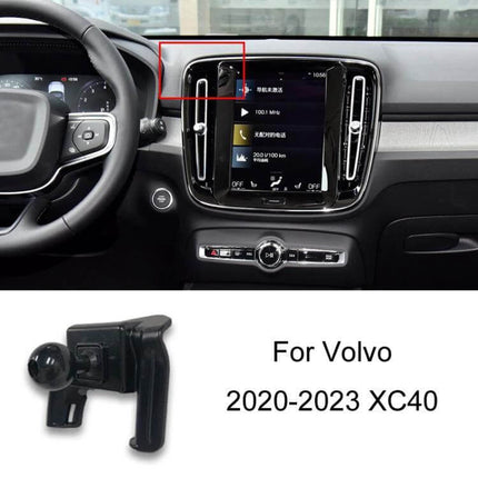 Volvo Car Dashboard Phone Mount For Navigation Bracket - durable plastic buckle mount for Volvo XC40 dashboard or air outlet, stable navigation holder