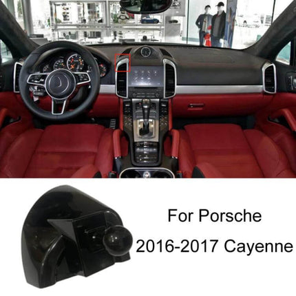 Porsche Car Phone Mount For Dashboard Clip On Holder compact clip-on dashboard mount for Porsche Cayenne 2016-2017, lightweight plastic