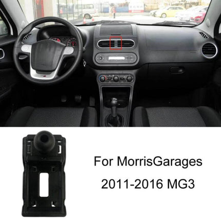 Left-Drive Car Dashboard Phone Holder for MG Models compact clip-on mount for MG3 2011-2016 fits original card position keeps phone stable for GPS