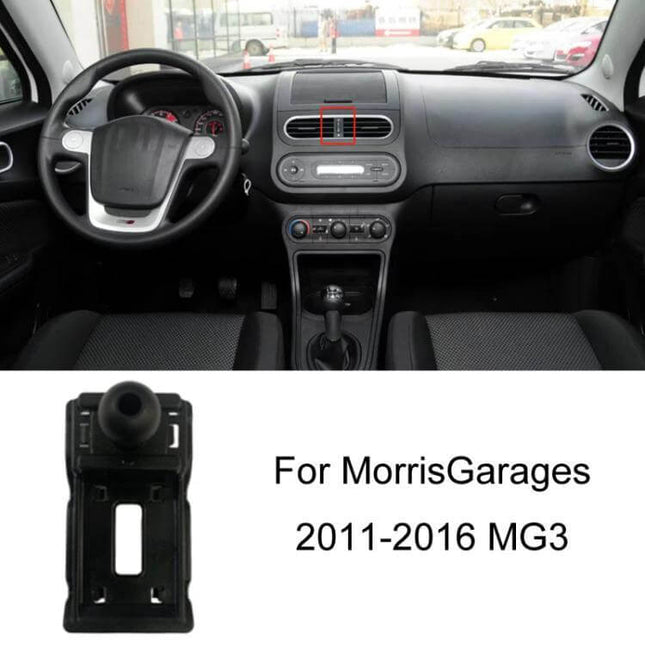 Left-Drive Car Dashboard Phone Holder for MG Models compact clip-on mount for MG3 2011-2016 fits original card position keeps phone stable for GPS
