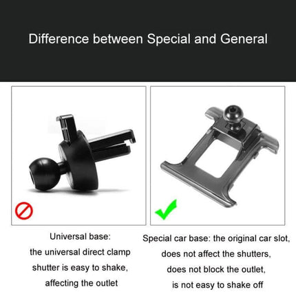 Skoda Dashboard Phone Mount For Navigation Clip On showing special car base vs universal base with 360° ball head and stable original car slot